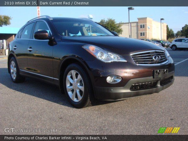 2010 Infiniti EX 35 in Dark Current Red