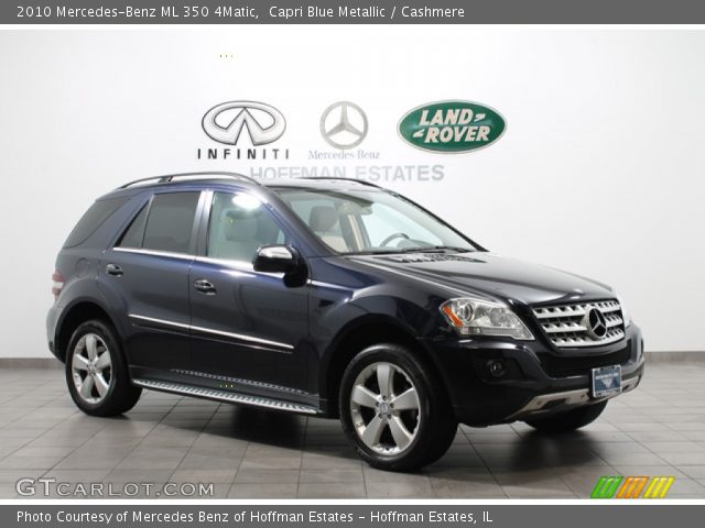 2010 Mercedes-Benz ML 350 4Matic in Capri Blue Metallic