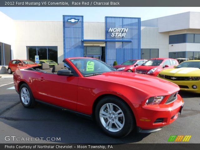 2012 Ford Mustang V6 Convertible in Race Red