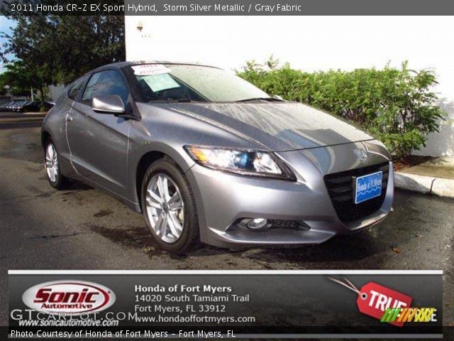 2011 Honda CR-Z EX Sport Hybrid in Storm Silver Metallic