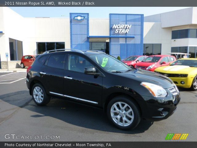 2011 Nissan Rogue SL AWD in Wicked Black