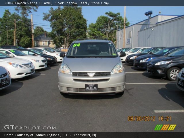 2004 Toyota Sienna LE AWD in Silver Shadow Pearl