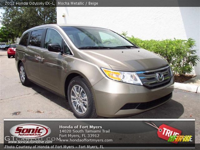 2012 Honda Odyssey EX-L in Mocha Metallic