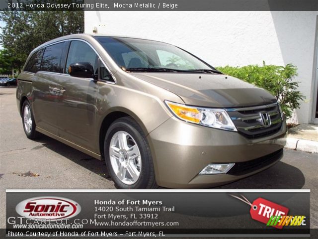 2012 Honda Odyssey Touring Elite in Mocha Metallic