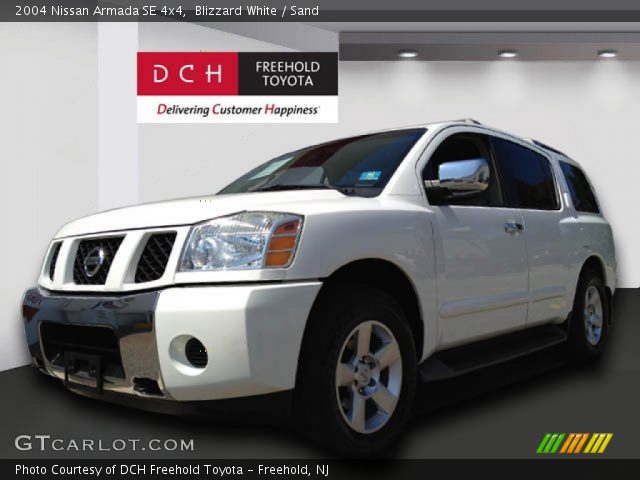 2004 Nissan Armada SE 4x4 in Blizzard White