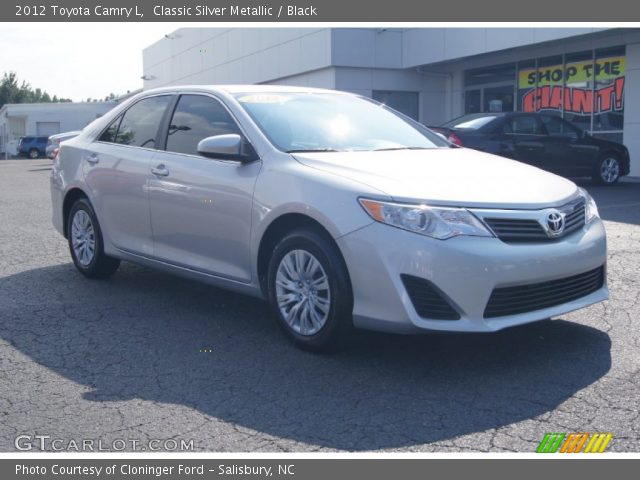 2012 Toyota Camry L in Classic Silver Metallic