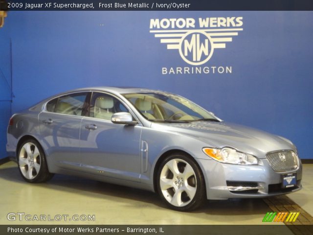 2009 Jaguar XF Supercharged in Frost Blue Metallic