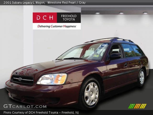 2001 Subaru Legacy L Wagon in Winestone Red Pearl