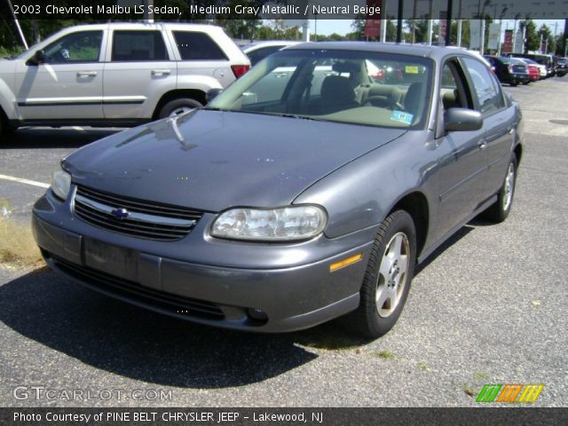2003 Chevrolet Malibu LS Sedan in Medium Gray Metallic