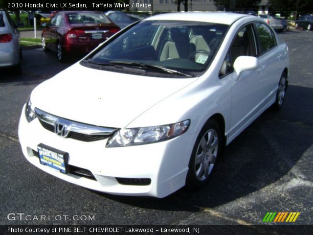 2010 Honda Civic LX Sedan in Taffeta White