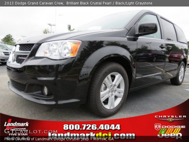 2013 Dodge Grand Caravan Crew in Brilliant Black Crystal Pearl