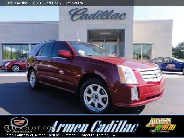 2005 Cadillac SRX V8 in Red Line