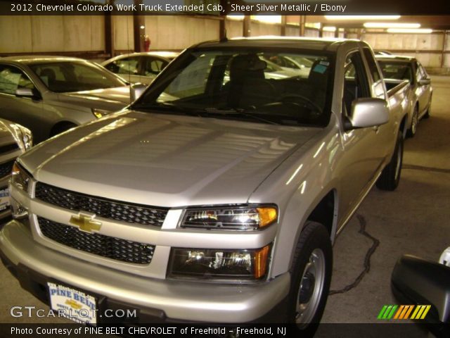 2012 Chevrolet Colorado Work Truck Extended Cab in Sheer Silver Metallic