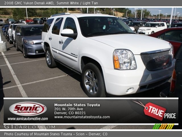 2008 GMC Yukon Denali AWD in Summit White