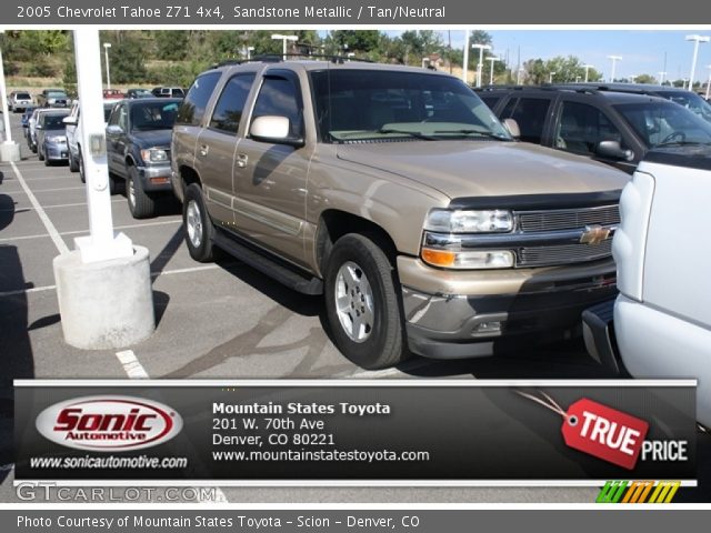 2005 Chevrolet Tahoe Z71 4x4 in Sandstone Metallic