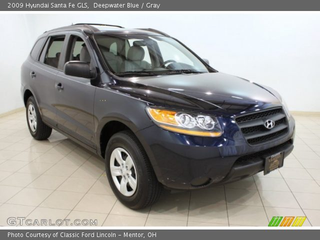 2009 Hyundai Santa Fe GLS in Deepwater Blue