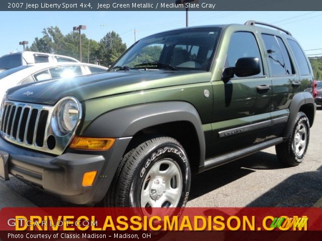 2007 Jeep Liberty Sport 4x4 in Jeep Green Metallic