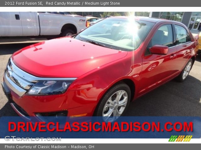 2012 Ford Fusion SE in Red Candy Metallic