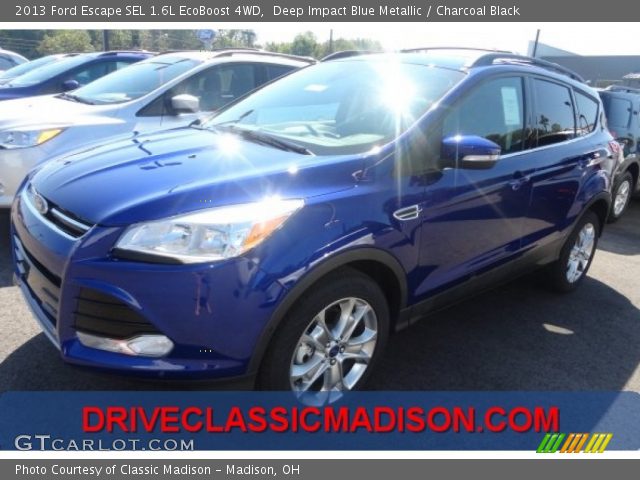 2013 Ford Escape SEL 1.6L EcoBoost 4WD in Deep Impact Blue Metallic