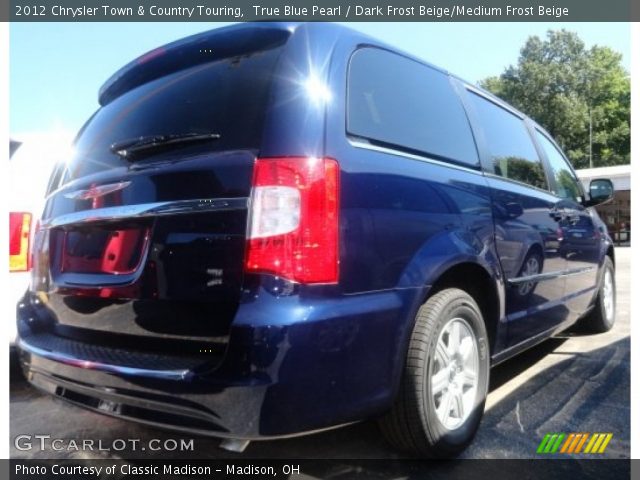 2012 Chrysler Town & Country Touring in True Blue Pearl