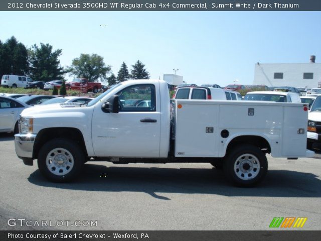 2012 Chevrolet Silverado 3500HD WT Regular Cab 4x4 Commercial in Summit White