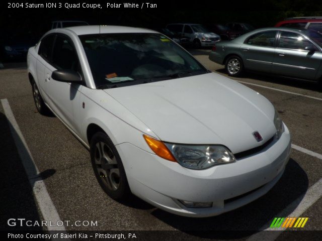 2004 Saturn ION 3 Quad Coupe in Polar White