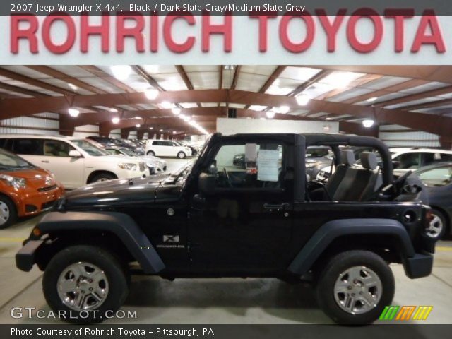 2007 Jeep Wrangler X 4x4 in Black