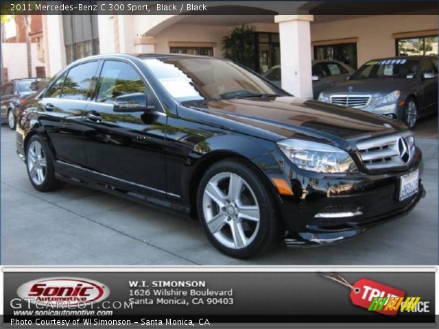 2011 Mercedes-Benz C 300 Sport in Black