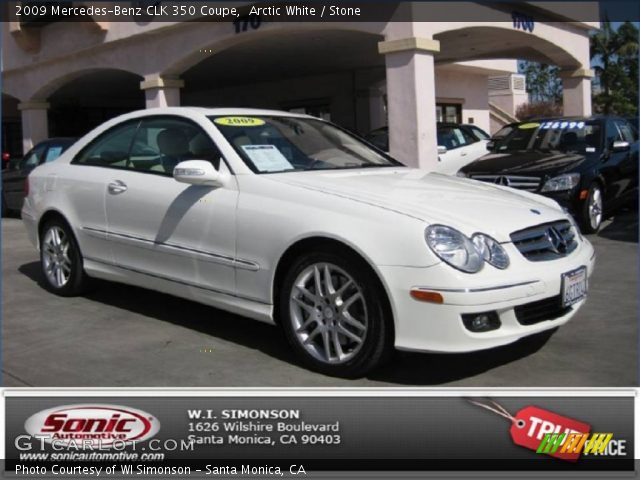 2009 Mercedes-Benz CLK 350 Coupe in Arctic White