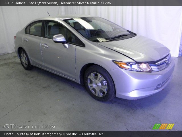 2012 Honda Civic Hybrid Sedan in Alabaster Silver Metallic