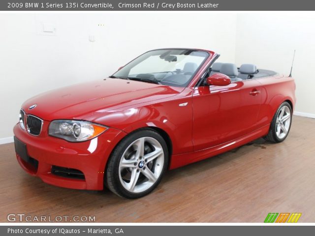 2009 BMW 1 Series 135i Convertible in Crimson Red