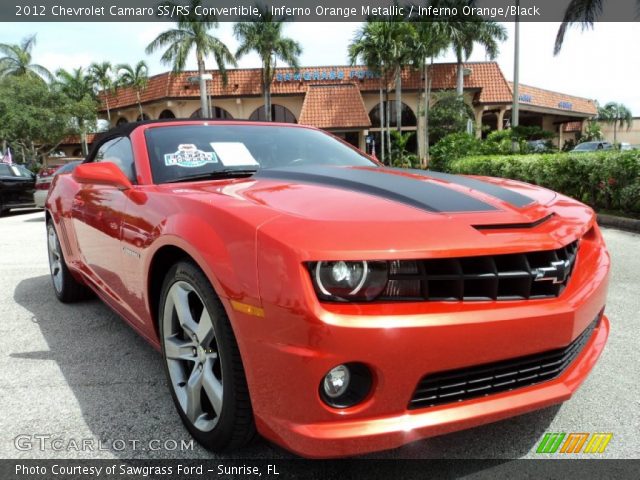 2012 Chevrolet Camaro SS/RS Convertible in Inferno Orange Metallic