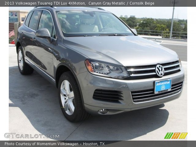 2013 Volkswagen Touareg TDI Lux 4XMotion in Canyon Gray Metallic