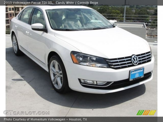 2013 Volkswagen Passat TDI SEL in Candy White