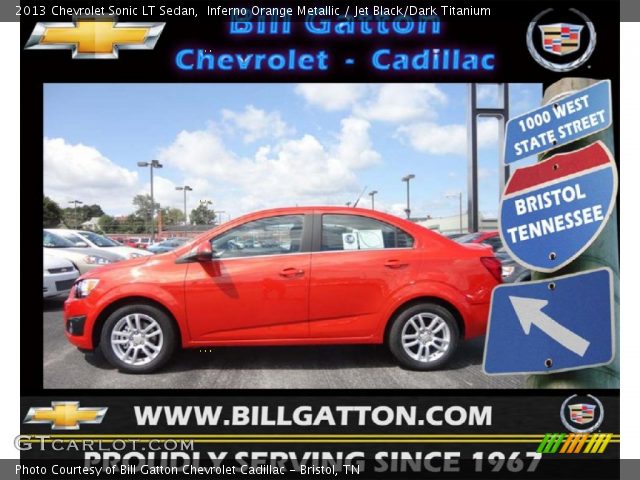 2013 Chevrolet Sonic LT Sedan in Inferno Orange Metallic