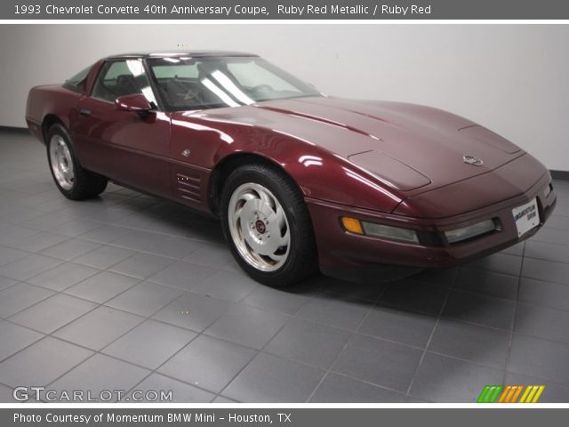 1993 Chevrolet Corvette 40th Anniversary Coupe in Ruby Red Metallic
