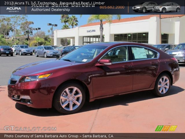 2012 Acura TL 3.5 Technology in Basque Red Pearl