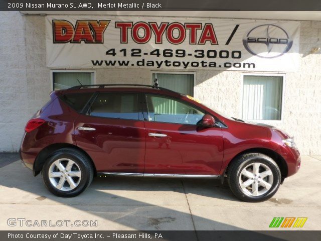 2009 Nissan Murano SL AWD in Merlot Metallic