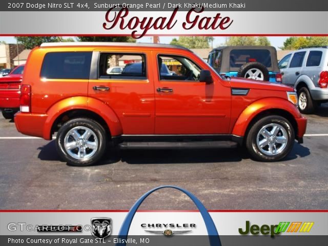 2007 Dodge Nitro SLT 4x4 in Sunburst Orange Pearl
