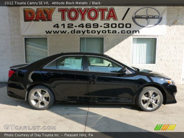 2012 Toyota Camry SE V6 in Attitude Black Metallic