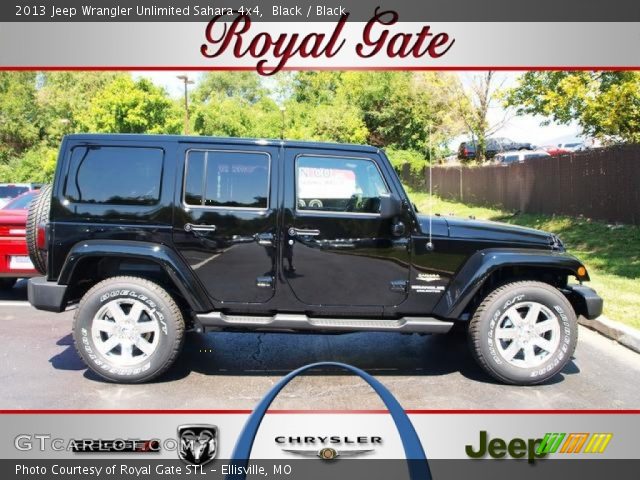 2013 Jeep Wrangler Unlimited Sahara 4x4 in Black