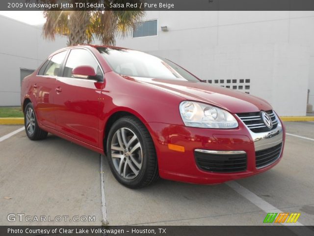 2009 Volkswagen Jetta TDI Sedan in Salsa Red