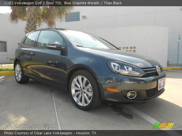 2013 Volkswagen Golf 2 Door TDI in Blue Graphite Metallic