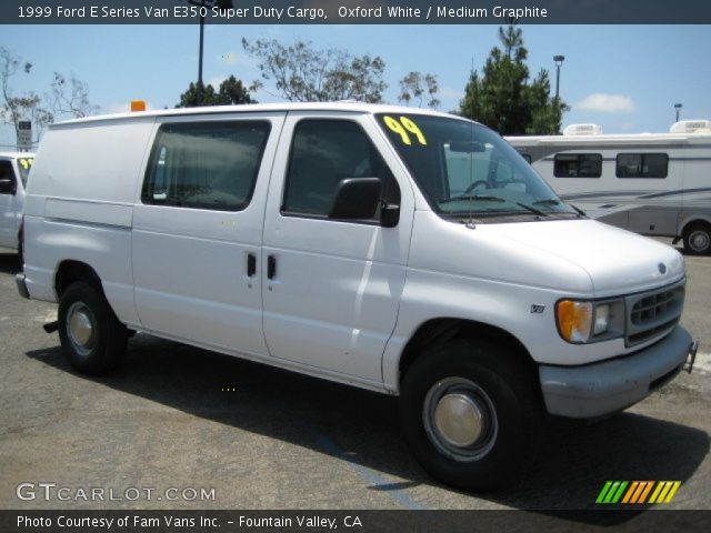 1999 Ford E Series Van E350 Super Duty Cargo in Oxford White