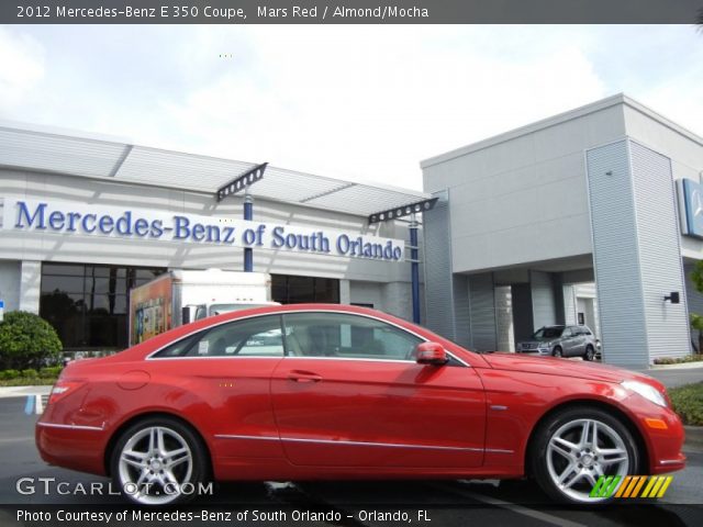 2012 Mercedes-Benz E 350 Coupe in Mars Red