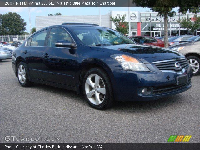 2007 Nissan Altima 3.5 SE in Majestic Blue Metallic