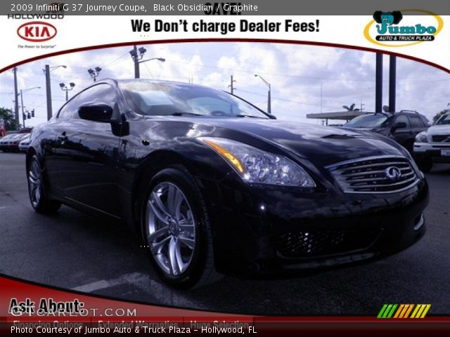 2009 Infiniti G 37 Journey Coupe in Black Obsidian