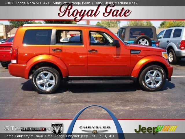 2007 Dodge Nitro SLT 4x4 in Sunburst Orange Pearl