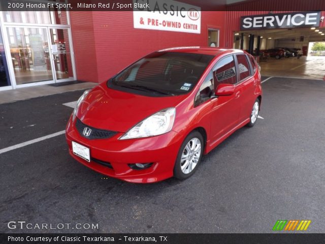 2009 Honda Fit Sport in Milano Red