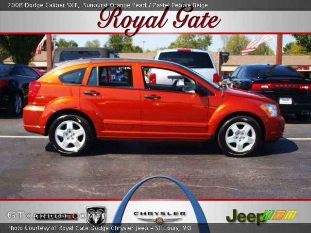 2008 Dodge Caliber SXT in Sunburst Orange Pearl